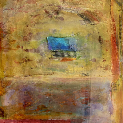 24 x 20 Monotype with Mixed Media, 2021